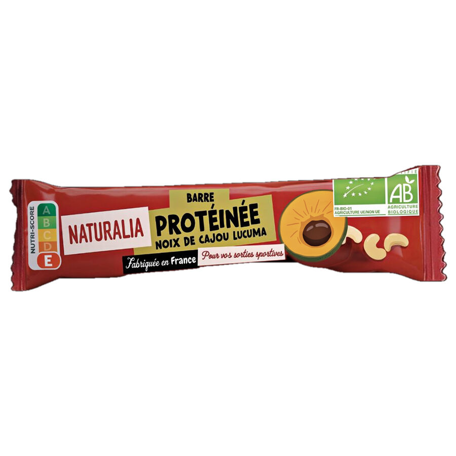 Barre Protéiné Noix De Cajou Lucuma 33g Bio