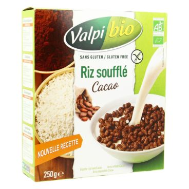 Riz soufflé céréales chocolat Bio, Céréales