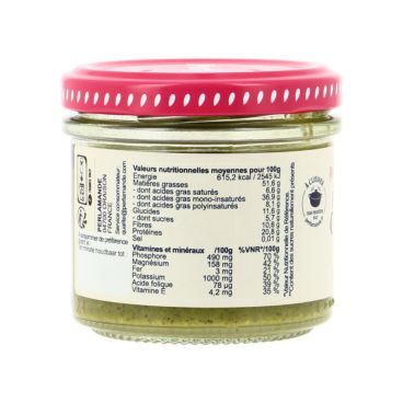Beurre de pistache crue biologique, 227 g