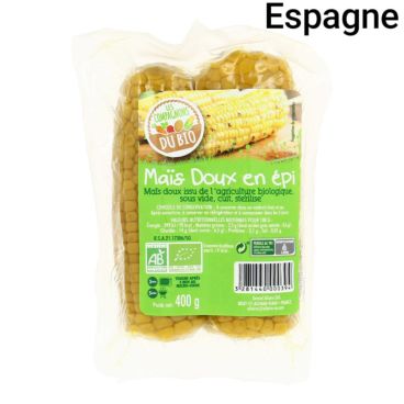 Maïs doux de France sous-vide bio