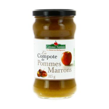 Purée pomme marron, Compotes