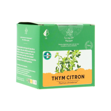 Infusion Thym Citron X15 Bio
