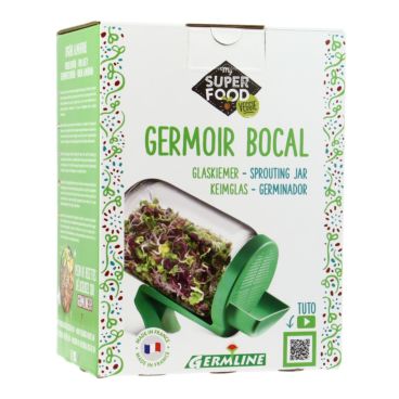 Germoir Bocal En Verre Bio Germ'Line - La Fourche