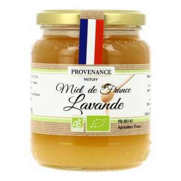 Miel de lavande Provence Bio 500g - L'Artisan Nougatier