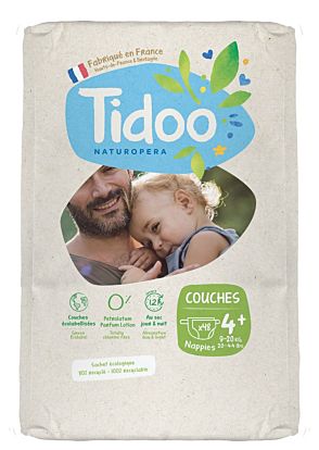 ▷ Couches Jetables Ecologiques Tidoo 9-20Kg - Parents Bio