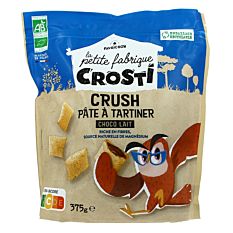 Crosti Crush pâte à tartiner choco lait 375g Bio