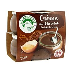 Crème Renversée Chocolat Au Lait De Brebis 2x100g Bio