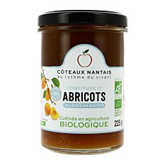 Confiture d'Abricot allégée en sucres 225g Bio