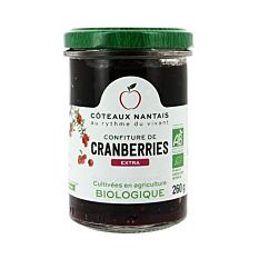 Confiture cranberries extra 260g Bio