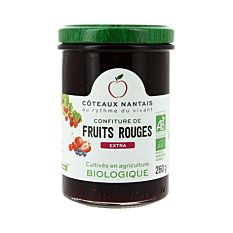 Confiture fruits rouges extra 260g Bio