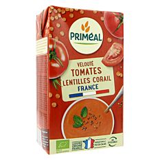 Velouté de tomates & lentilles corail 1L Bio