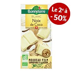 Chocolat Blanc Coco 100G Bio
