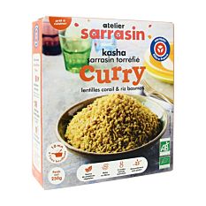 Kasha Sarrasin Curry Lentilles Corail Et Riz 250g Bio