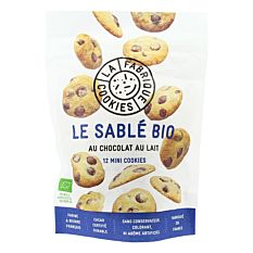 Mini cookies chocolat au lait 130g Bio