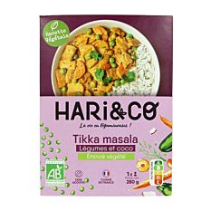 Tikka Massala Légumes et Coco 280g Bio