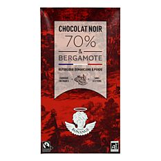 Chocolat noir bergamote 80g Bio