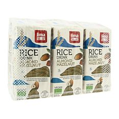 Boisson au riz Rice drink noisette & amande 3x200Ml Bio