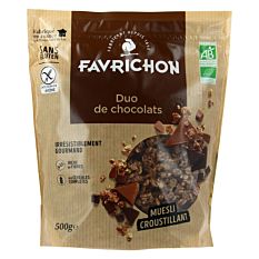 Muesli duo de Chocolats sans gluten 500g Bio