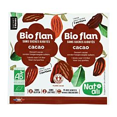 Bio-flan Chocolat 2x1/4L