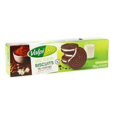 Biscuits au cacao & vanille sans gluten 225G Bio