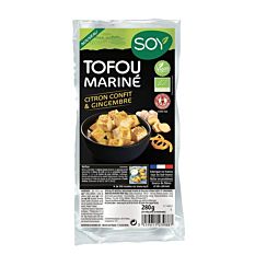Tofu mariné citron confit gingembre 280g Bio