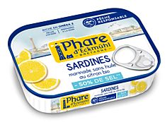 Sardines MSC au citron sans sel 115G 