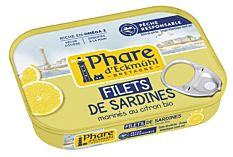 Filets Sardines Citron 90G