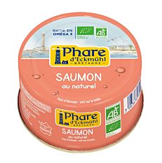 Saumon naturel sans peau ni arêtes 93g