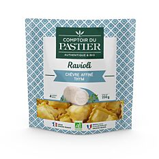 Ravioli chèvre affiné thym 250g Bio
