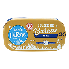Beurre De Baratte Doux 250g Bio
