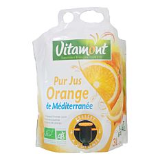 Pack jus d'orange de Méditerranée Format Familial 3L Bio