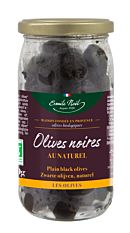 Olives Noires Au Naturel 250g Bio