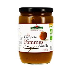 Compote Pomme Vanille 660G Bio