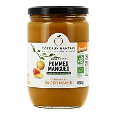 Puree Pomme Mangue 630G Bio