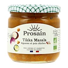 Tikka Masala aux pois chiches et légumes 360g Bio