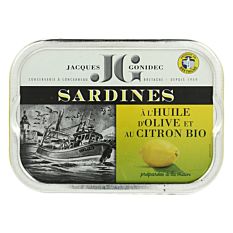 Sardines à l'huile d'Olive et au Citron 115g