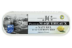 Filets de Maquereaux au naturel et au Citron 169g MSC