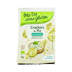 Crackers De Riz Au Romarin Sans Gluten 40g Bio