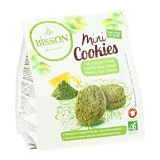 Mini cookies Thé matcha & Citron 120G Bio