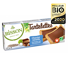 Tartelettes chocolat noisette 150G Bio