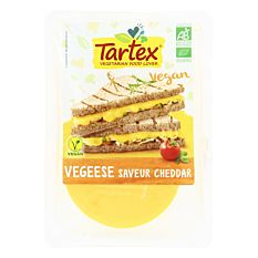 Vegeese tranches de fromage végétal cheddar 160g Bio