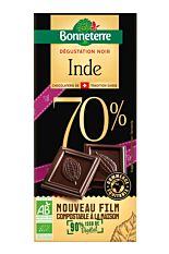 Tablette de Chocolat Noir 70% 80g Bio