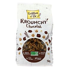Krounchy au Chocolat noir 1Kg Bio