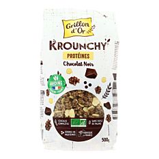 Krounchy chocolat noir 500g Bio