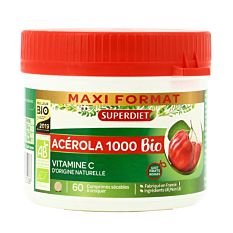 Acérola 1000 maxi format - 60 comprimés Bio