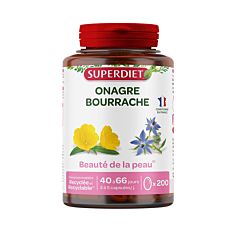 Onagre & Bourrache Beauté de la Peau - 200 capsules Bio