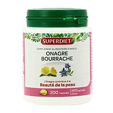 Onagre & Bourrache Beauté de la Peau - 200 capsules Bio