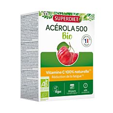 Acérola 500 - 24 comprimés sécables Bio