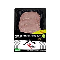 Rôti De Filet De Porc Cuit X4 Bio