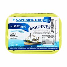 Sardines Naturel 115G